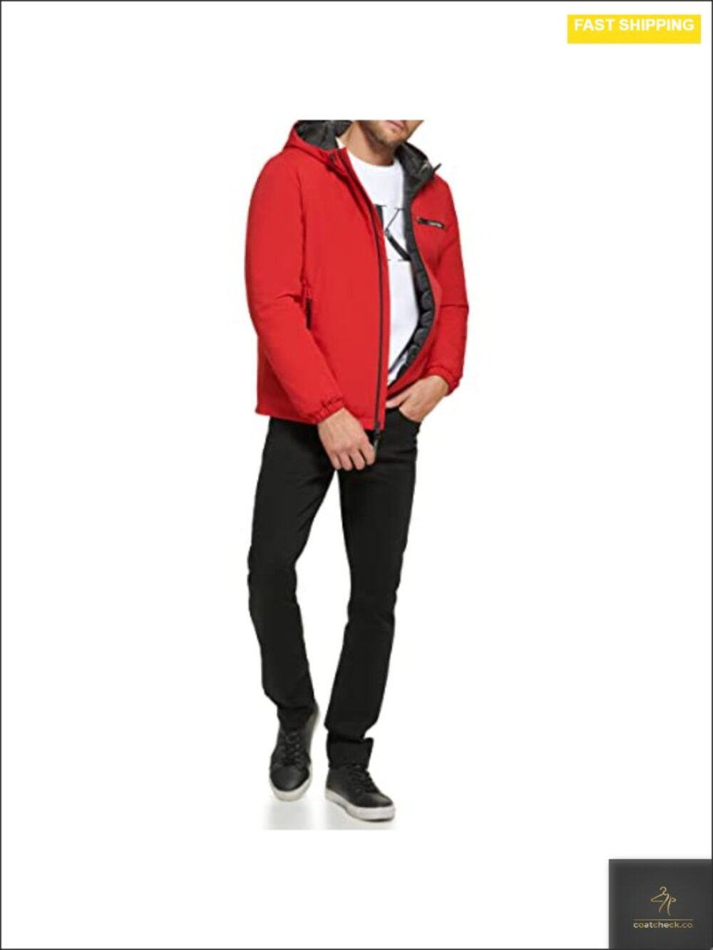 Calvin Klein Men's Hooded Windbreaker